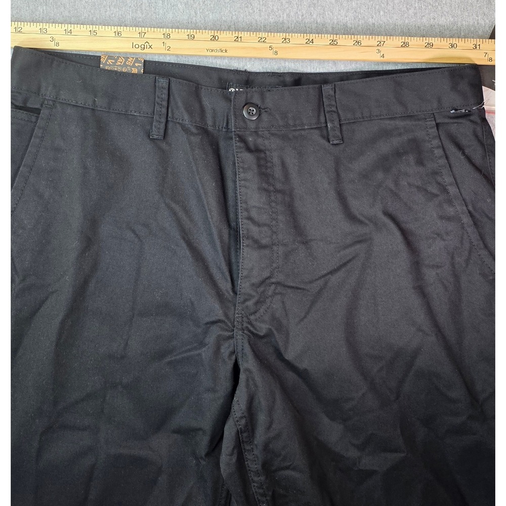 Vans Authentic Chino Relaxed Fit Black Pants VN0A5FJ8BLK Mens 38x32 NWT - Picture 4 of 7